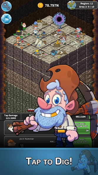 Tap Tap Dig - Idle Clicker Game screenshot 2