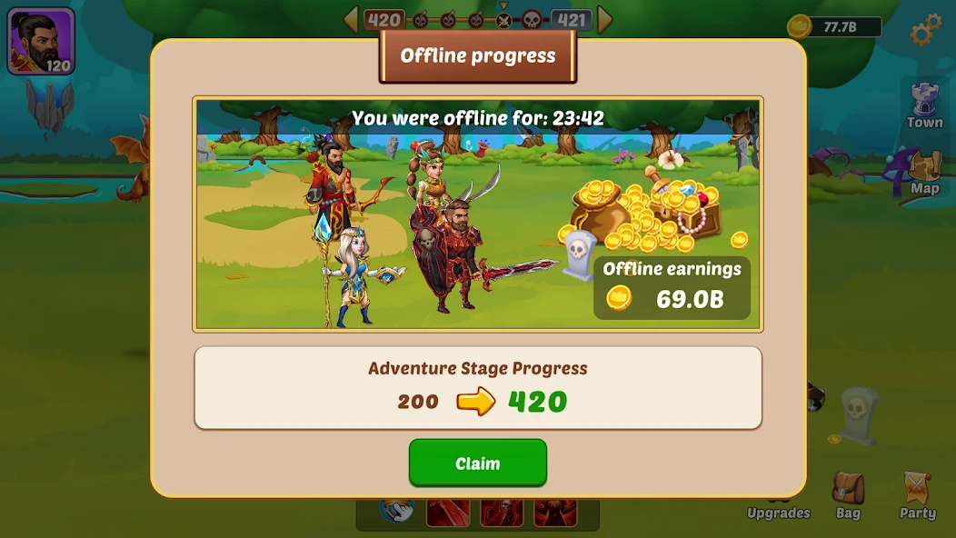 Firestone Idle RPG: Tap Hero Wars screenshot 2