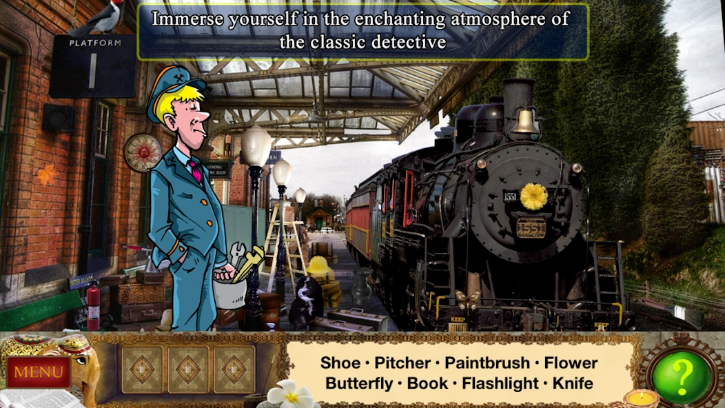 Sherlock Holmes: Trap for the Hunter. Spot objects screenshot 1