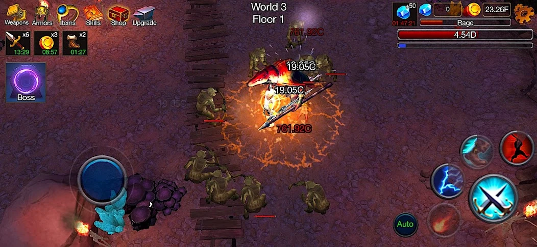 Dungeon Clash - Idle AFK RPG | 3D Offline Crawler screenshot 5