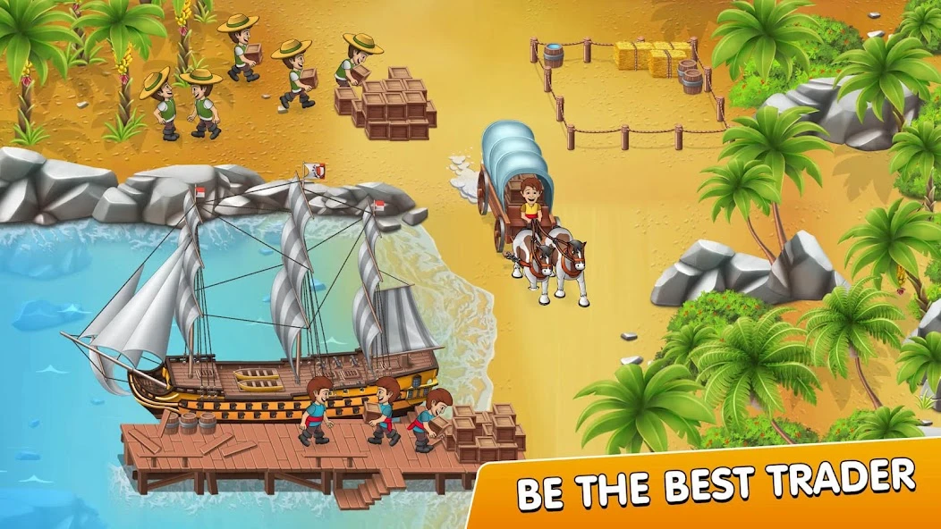 Pocket Ships Tap Tycoon: Idle Seaport Clicker screenshot 3