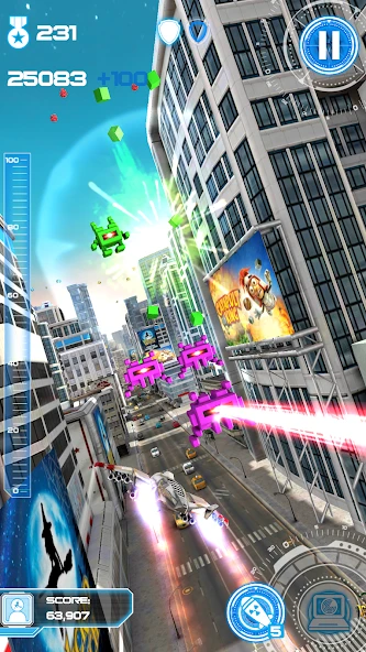 Jet Run: City Defender screenshot 3