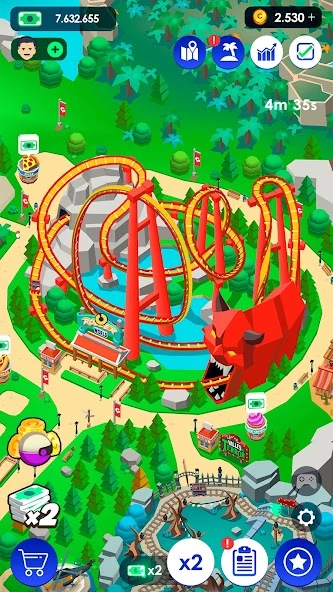 Idle Theme Park - Tycoon Game screenshot 5