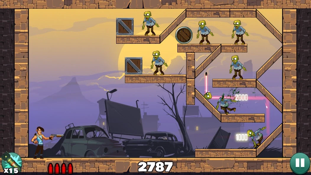 Download Stupid Zombies (MOD, Unlimited Air Strikes) 2.0.3 screenshot 4