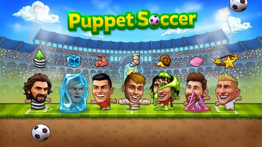 ⚽Puppet Soccer 2014 - Big Head Football ? screenshot 4