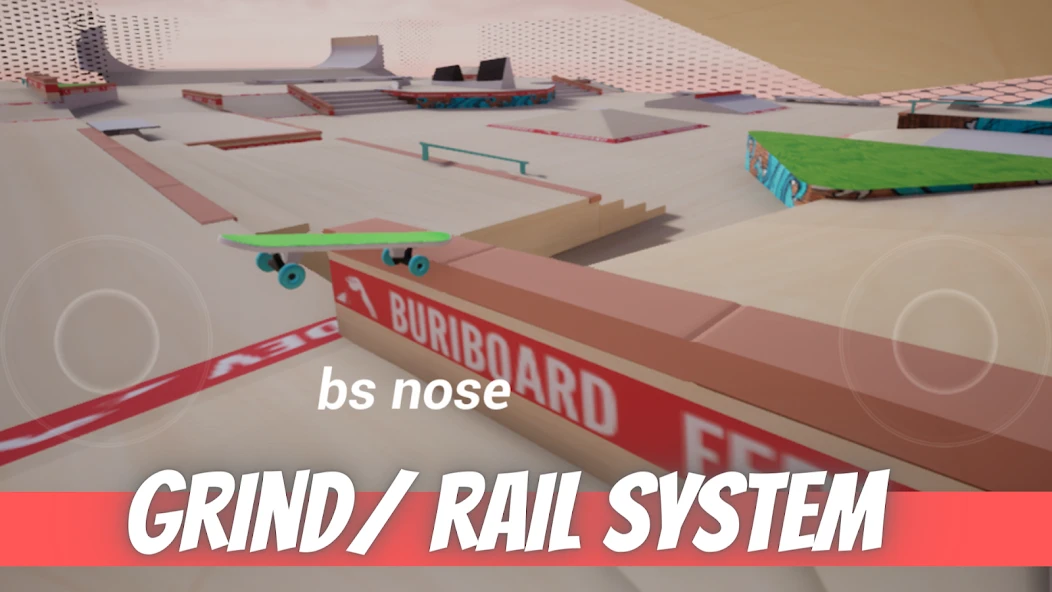 BuriBoard: skate simulator APK screenshot 2