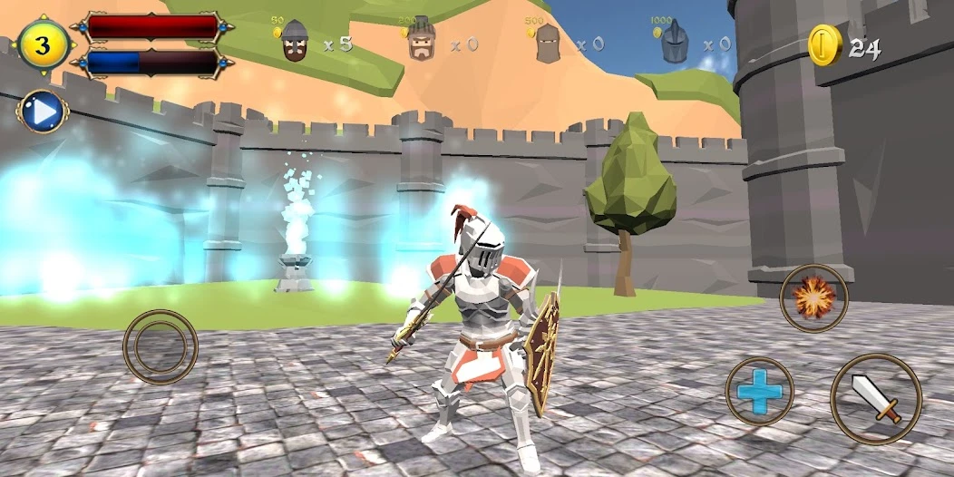 Castle Defense Knight Fight screenshot 4