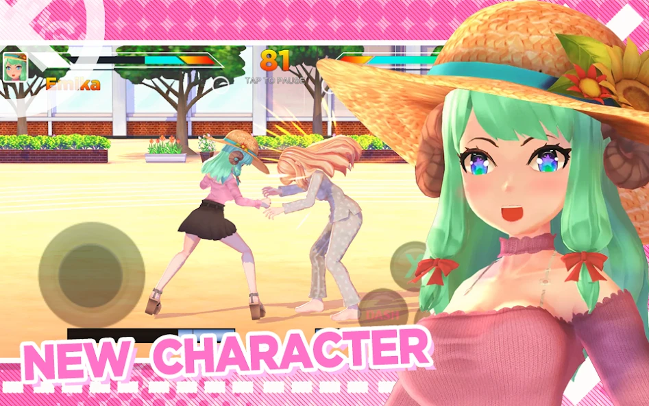 High School Girl Anime Fighter APK screenshot 1