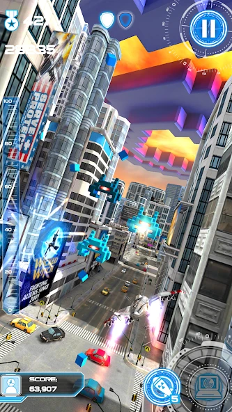 Jet Run: City Defender screenshot 1