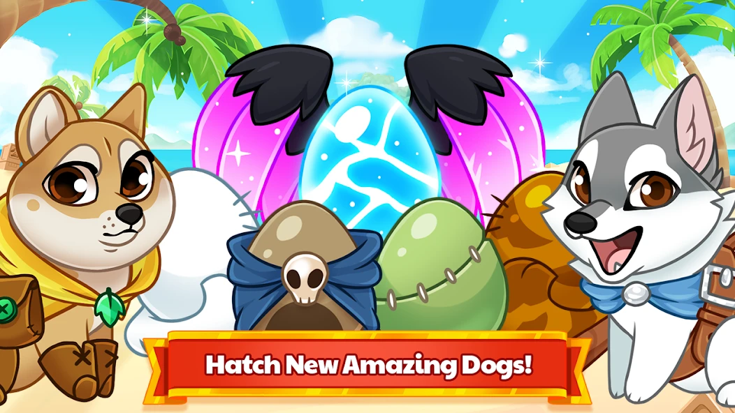 Dungeon Dogs - Idle RPG screenshot 1