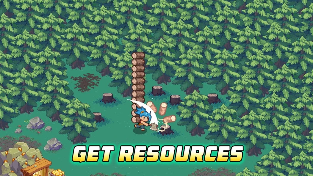 Guardian War: RPG Pixel Games APK screenshot 2