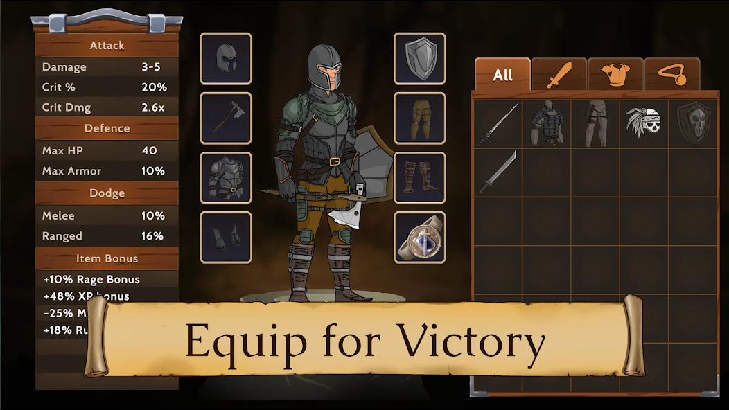 Obsidian Knight RPG APK screenshot 4