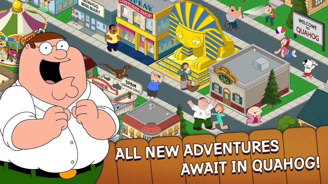 Download Family Guy The Quest for Stuff (MOD, Free Shopping) 1.83.1 screenshot 1
