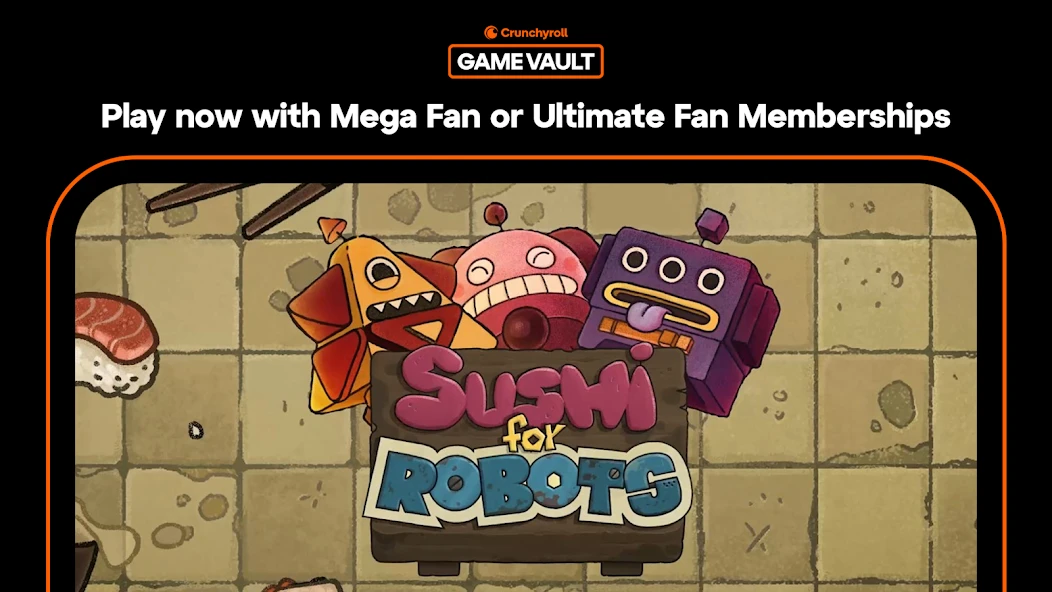 Crunchyroll: Sushi for Robots screenshot 1