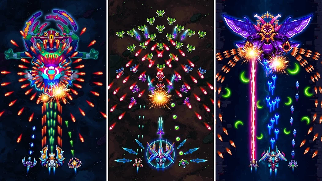 Galaxiga - Classic 80s Arcade screenshot 5
