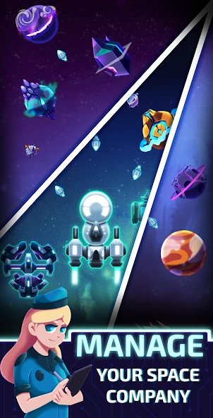 Idle Planet Miner screenshot 1