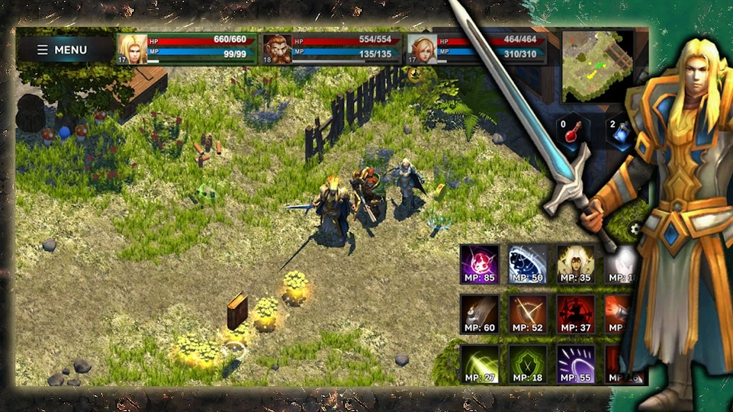 Fantasy Heroes: Legendary Raid RPG Action Offline screenshot 2