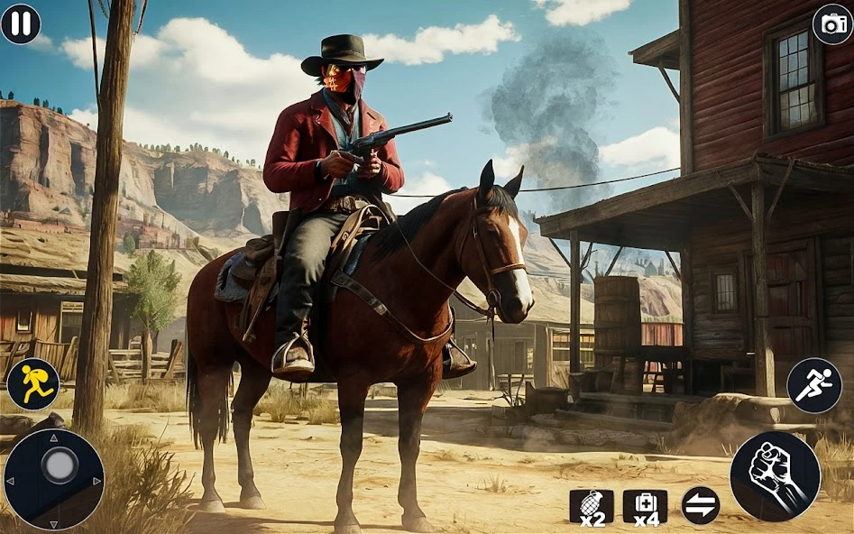 West Mafia Redemption: Gold Hunter FPS Shooter screenshot 1