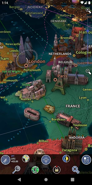 Earth 3D – World Atlas APK screenshot 2