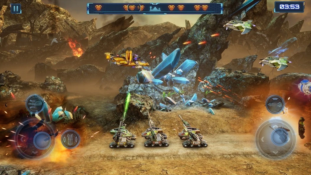 Red Siren: Space Defense screenshot 4