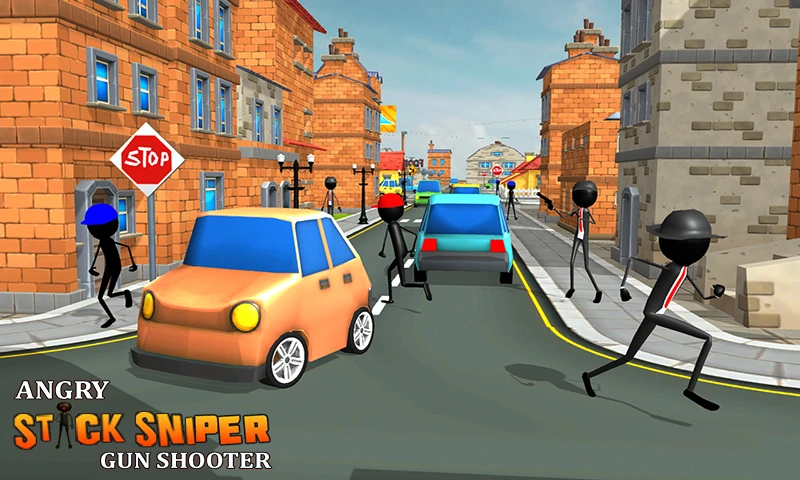 Angry Stick Sniper Gun Shooter screenshot 4