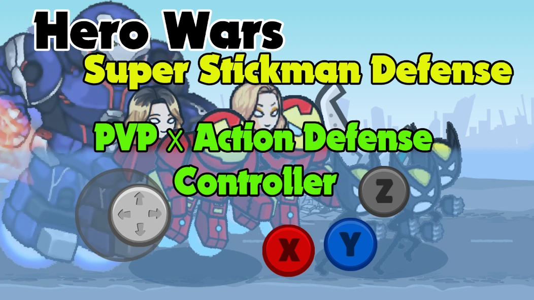 HERO WARS: Super Stickman Defense screenshot 1