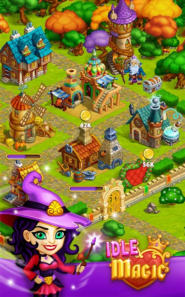 Idle Magic city screenshot 1