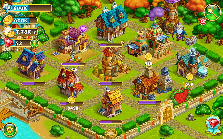 Idle Magic city screenshot 5