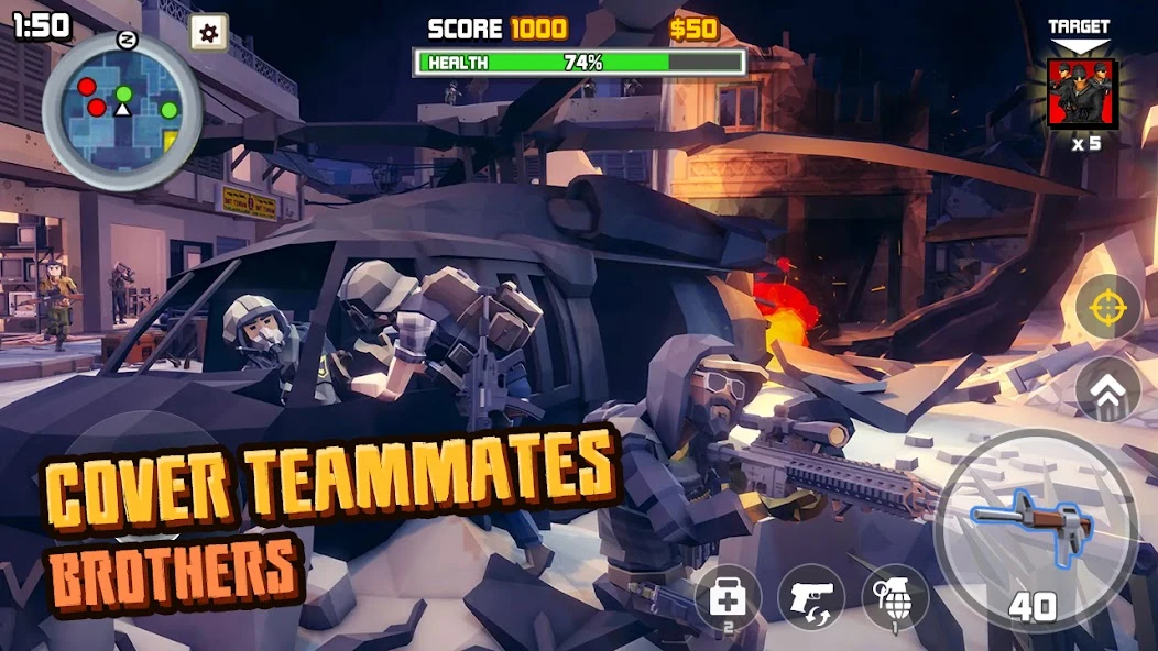 Guns Battle Royale: Free Shooting Game- Pixel FPS screenshot 5
