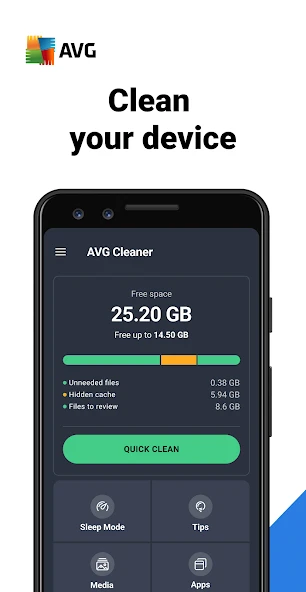 AVG Cleaner APK screenshot 1