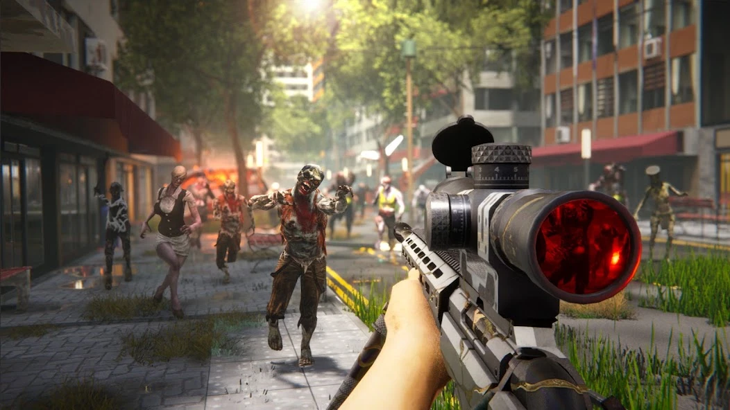 SNIPER ZOMBIE 3D Game APK screenshot 5