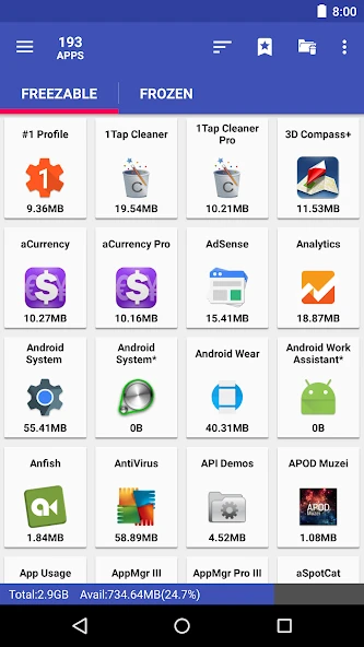 AppMgr Pro III (App 2 SD) APK screenshot 3
