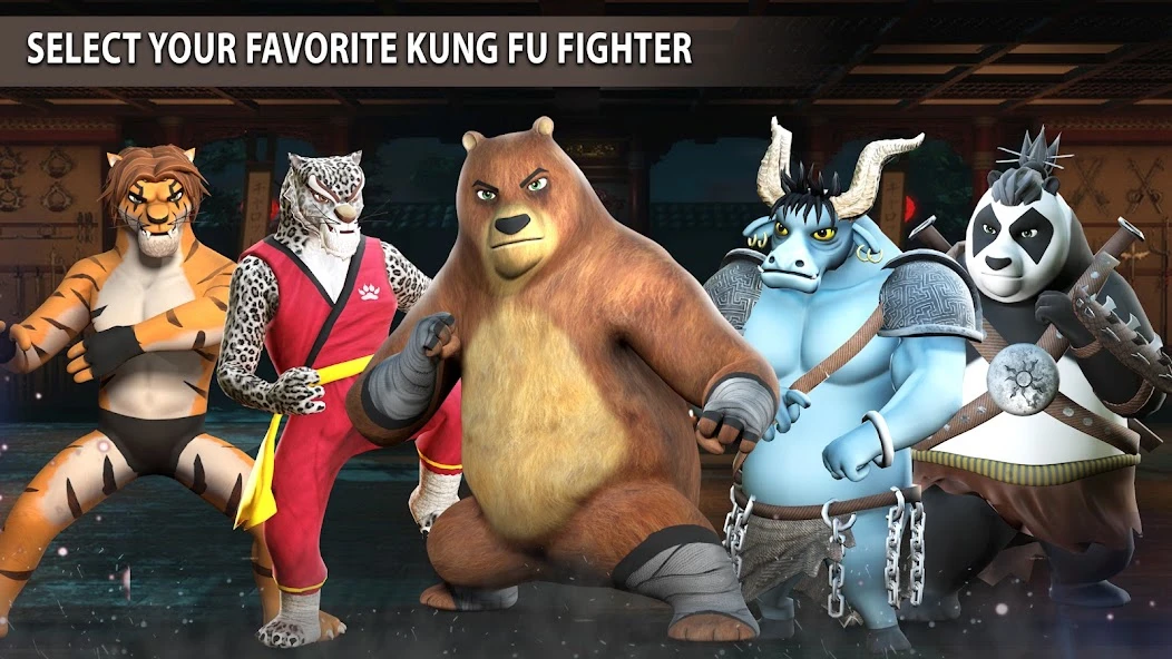 Kung Fu Animal Fighting Games: Wild Karate Fighter screenshot 4