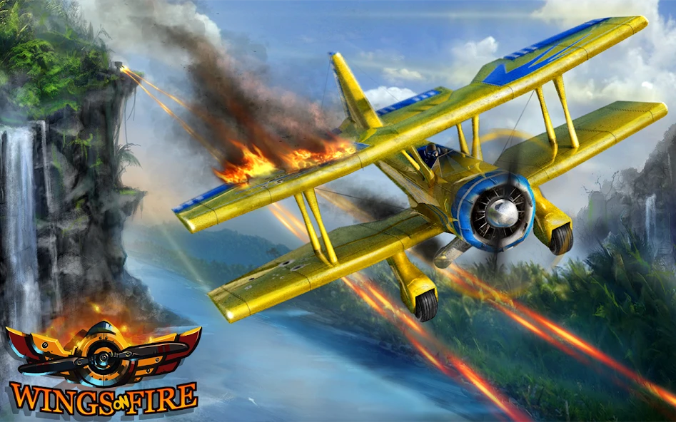 Wings on Fire - Endless Flight screenshot 1