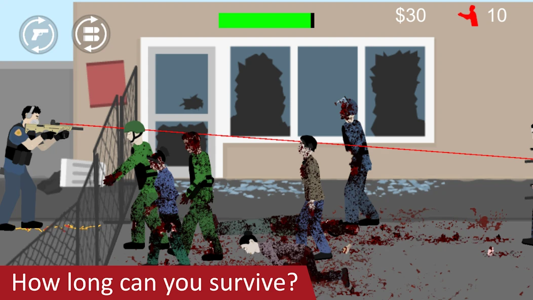 Flat Zombies: Defense & Cleanup screenshot 5