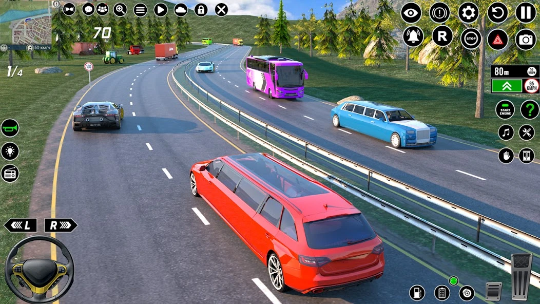 Limousine Taxi Driving Game screenshot 1
