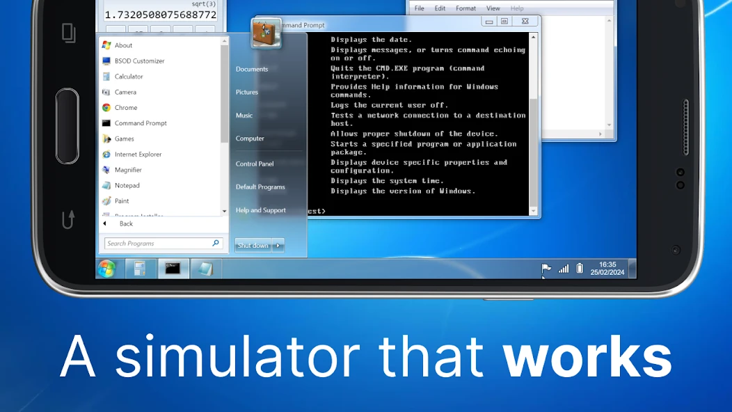 Win7 Simu APK screenshot 2
