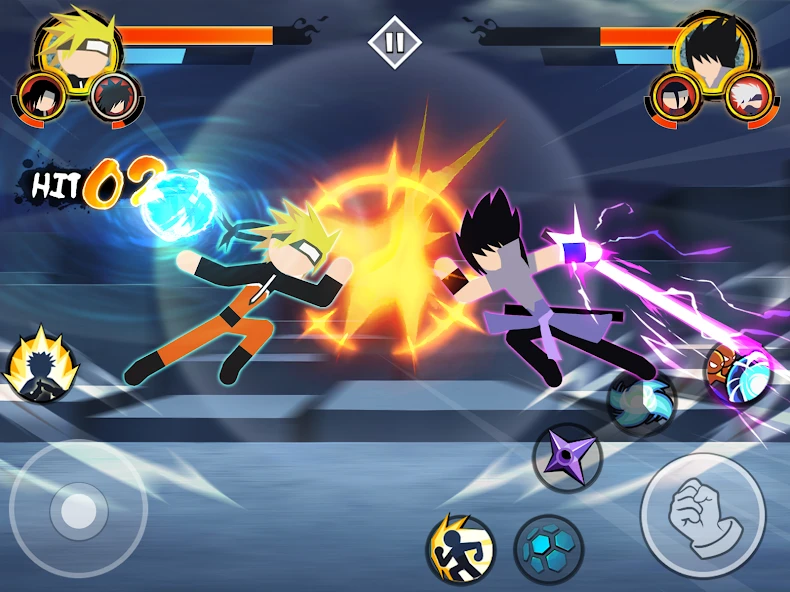 Stickman Ninja – 3v3 Battle Arena APK screenshot 4