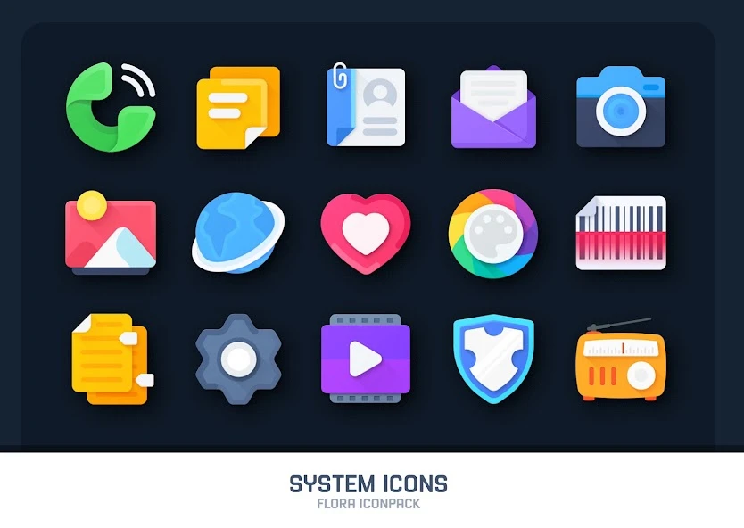 Flora: Material Icon Pack APK screenshot 5