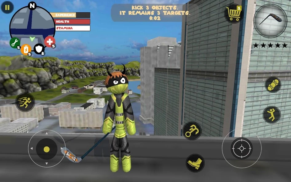 Stickman Rope Hero screenshot 3