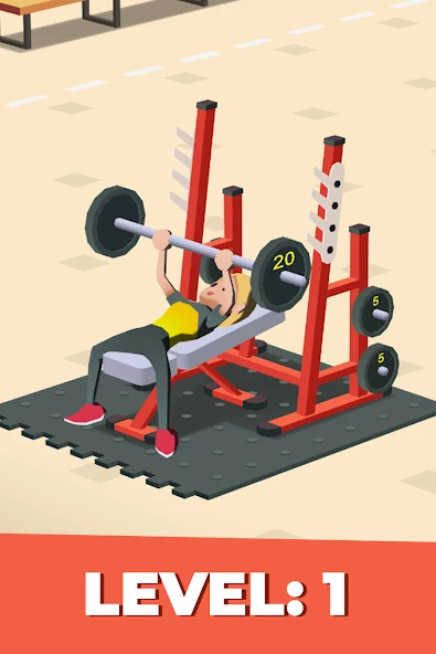 Idle Fitness Gym Tycoon - Workout Simulator Game screenshot 1