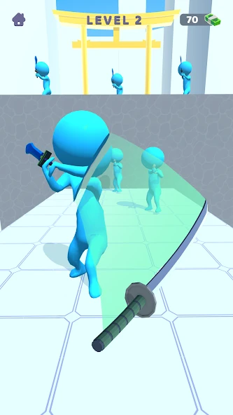 Sword Play! Ninja Slice Runner 3D screenshot 1