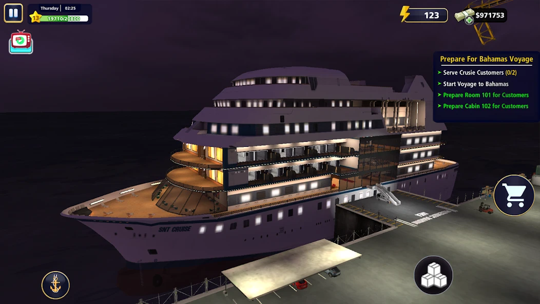 Cruise Ship Manager Simulator APK screenshot 1