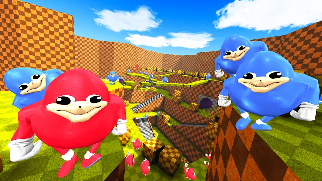 Ugandan Chungus and Knuckles Battle Royale Online screenshot 1
