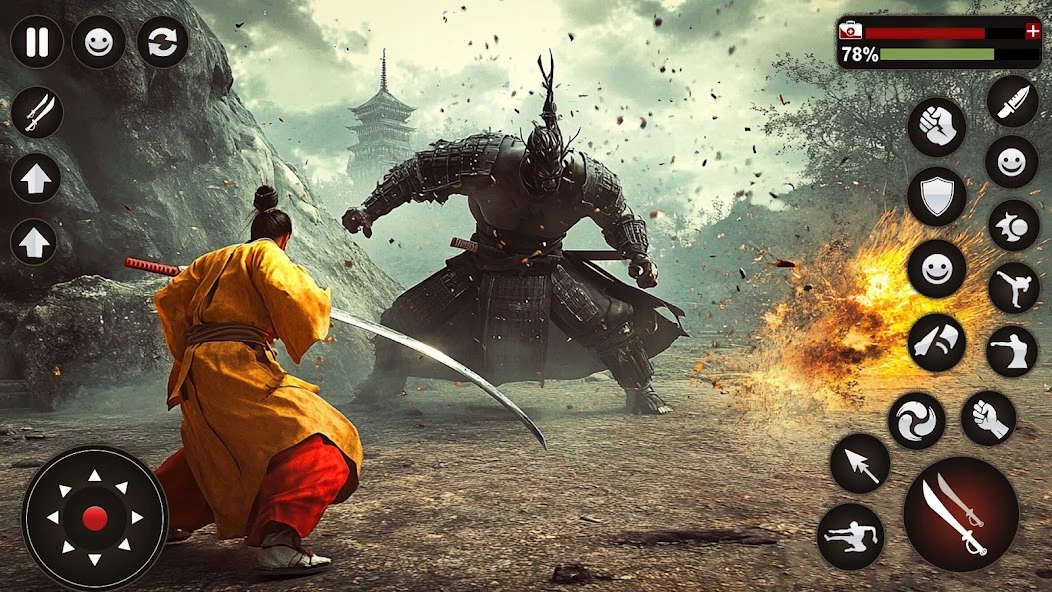 Shadow Ninja Warrior - Samurai Fighting Games 2018 screenshot 1
