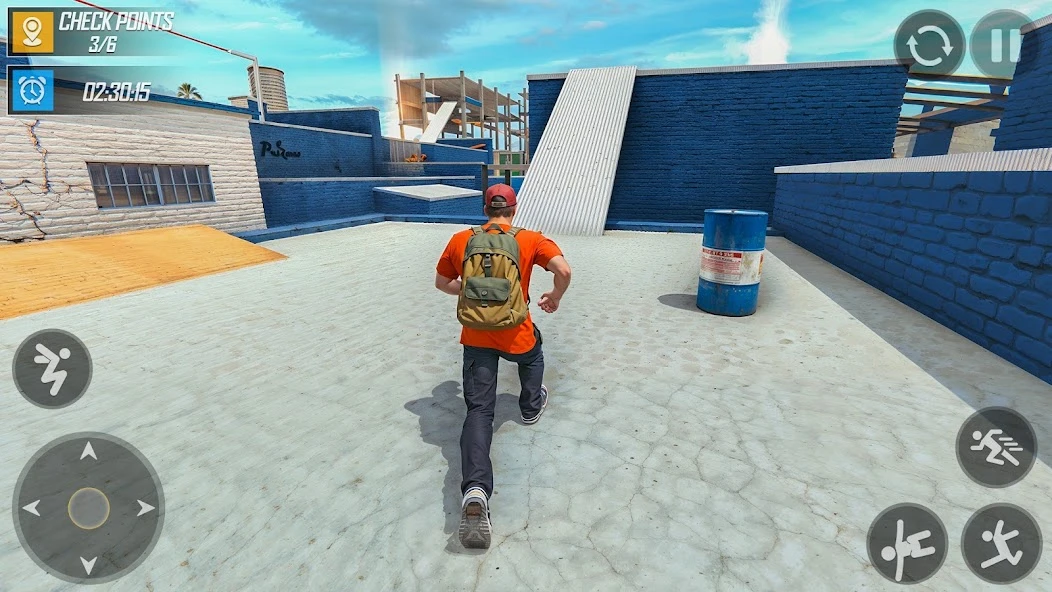Only Going Up Parkour Rooftop APK screenshot 2
