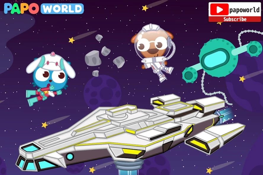 Papo Town Spaceship APK screenshot 2