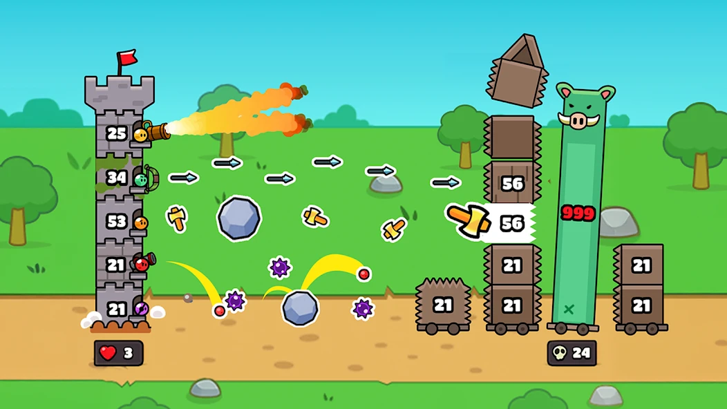 Block Clash – TD APK screenshot 5