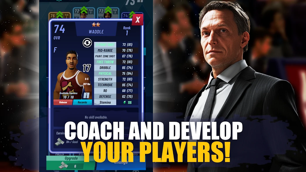 Basketball Manager 2024 APK screenshot 4