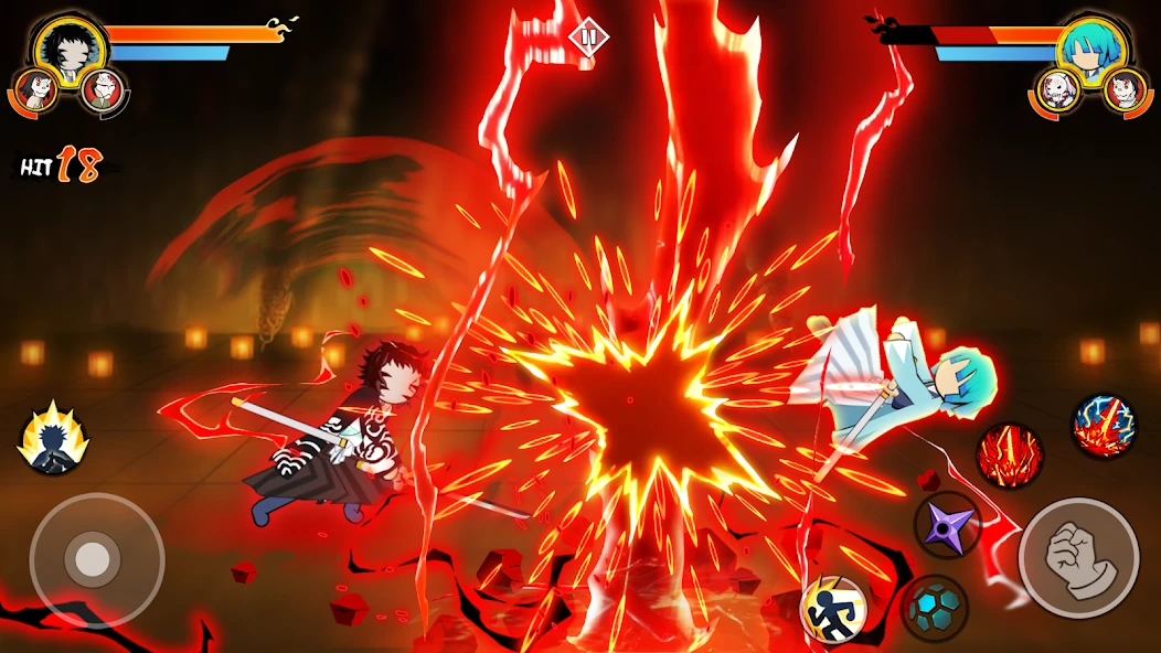 Stickman Demon Fight Warrior screenshot 2